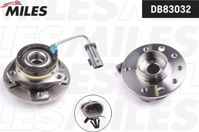 Miles DB83032 - Kit de roulements de roue droxauto.com