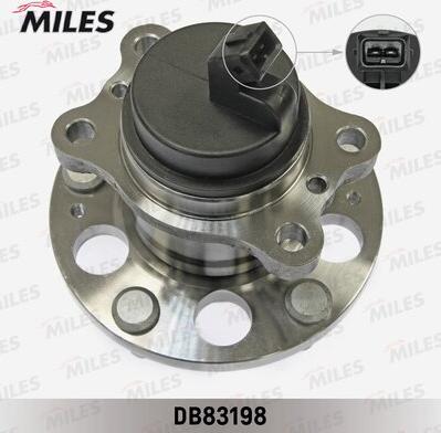 Miles DB83198 - Kit de roulements de roue droxauto.com