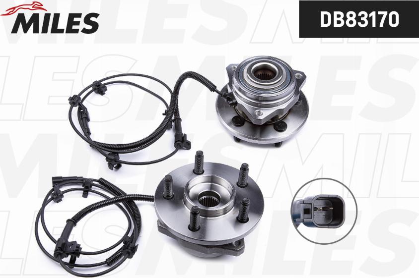 Miles DB83170 - Kit de roulements de roue droxauto.com