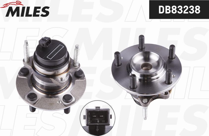 Miles DB83238 - Kit de roulements de roue droxauto.com