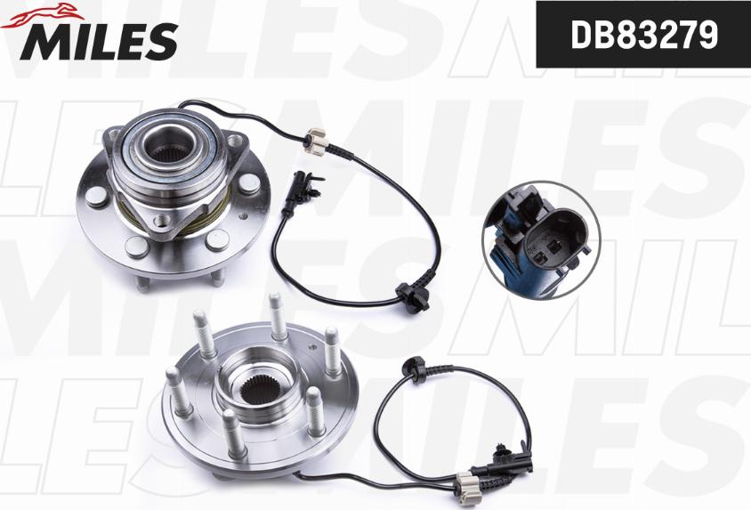 Miles DB83279 - Kit de roulements de roue droxauto.com