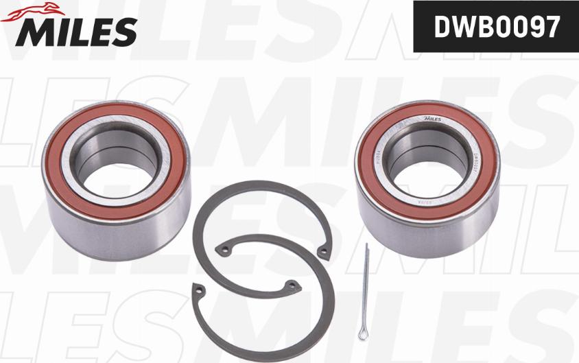 Miles DWB0097 - Kit de roulements de roue droxauto.com