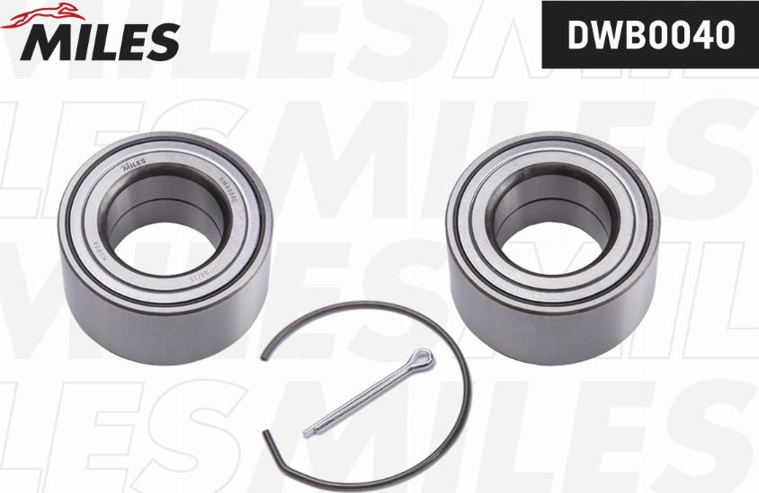 Miles DWB0040 - Kit de roulements de roue droxauto.com