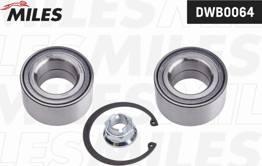 Miles DWB0064 - Kit de roulements de roue droxauto.com