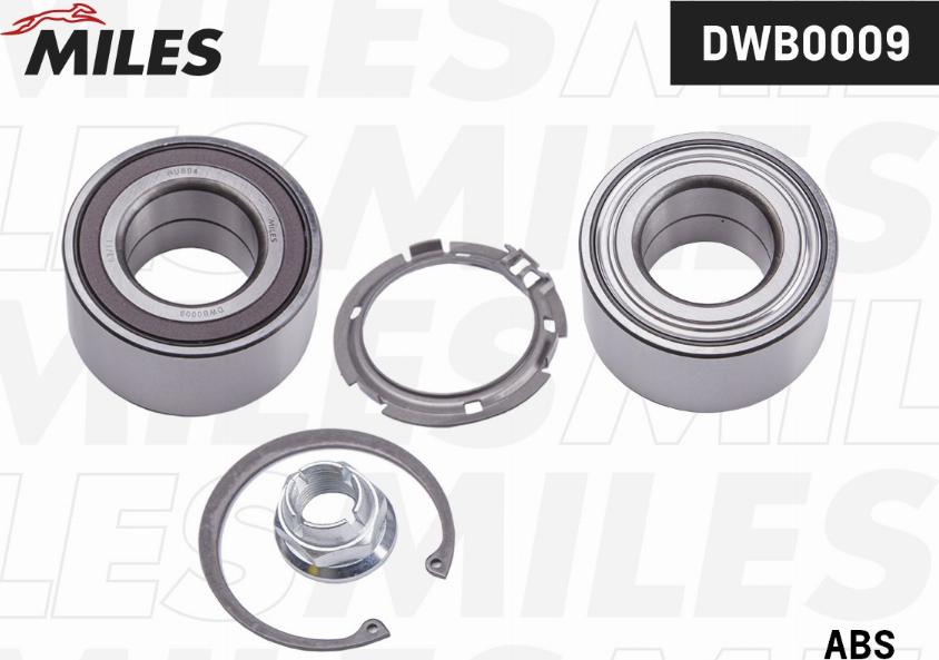 Miles DWB0009 - Kit de roulements de roue droxauto.com