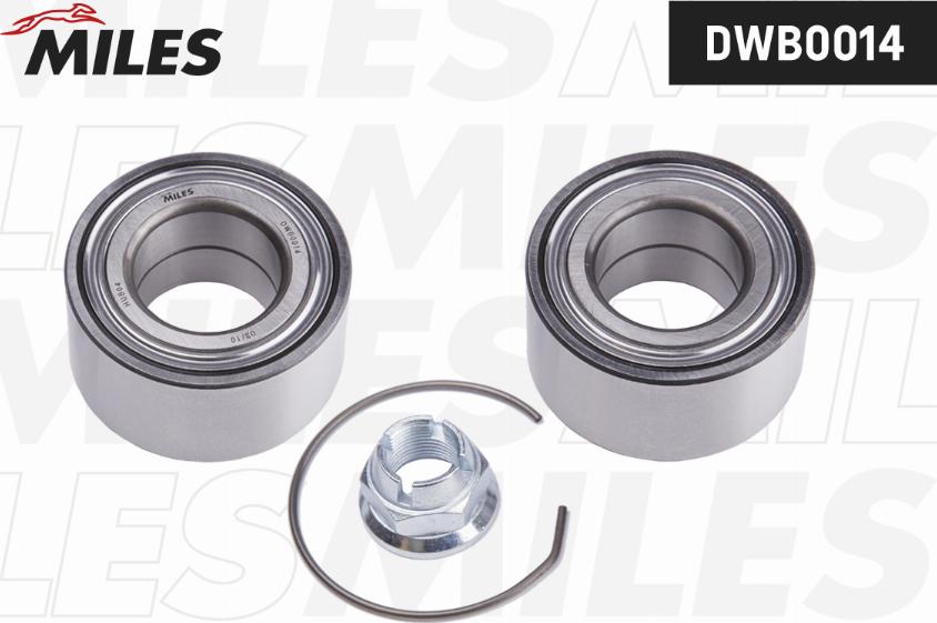 Miles DWB0014 - Kit de roulements de roue droxauto.com