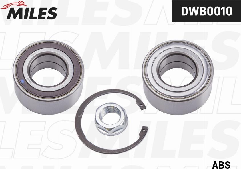 Miles DWB0010 - Kit de roulements de roue droxauto.com