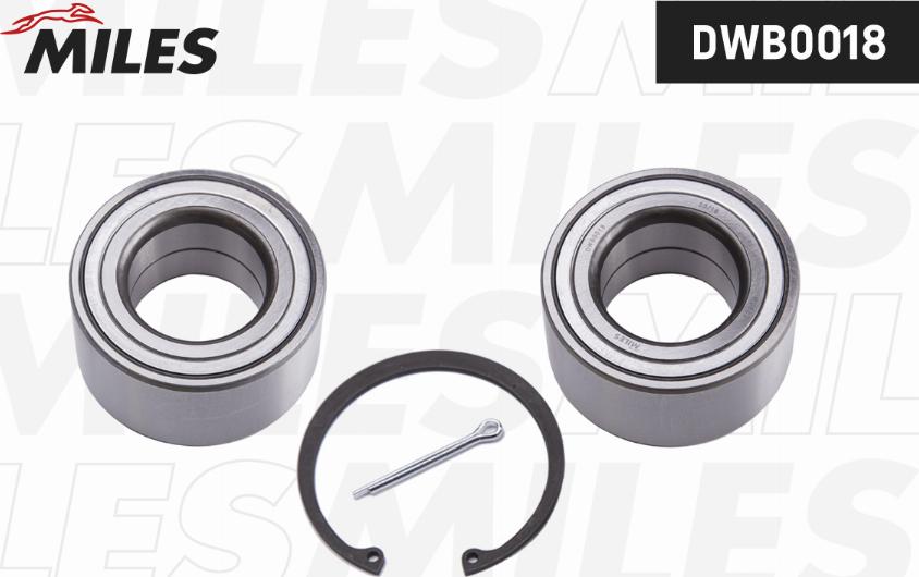 Miles DWB0018 - Kit de roulements de roue droxauto.com