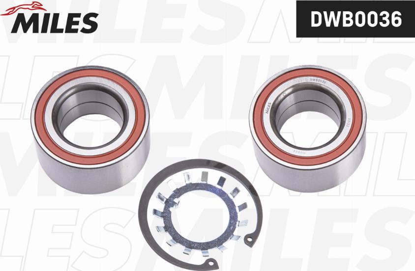Miles DWB0036 - Kit de roulements de roue droxauto.com
