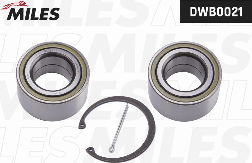 Miles DWB0021 - Kit de roulements de roue droxauto.com