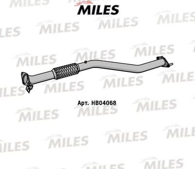 Miles HB04068 - Tuyau d'échappement droxauto.com