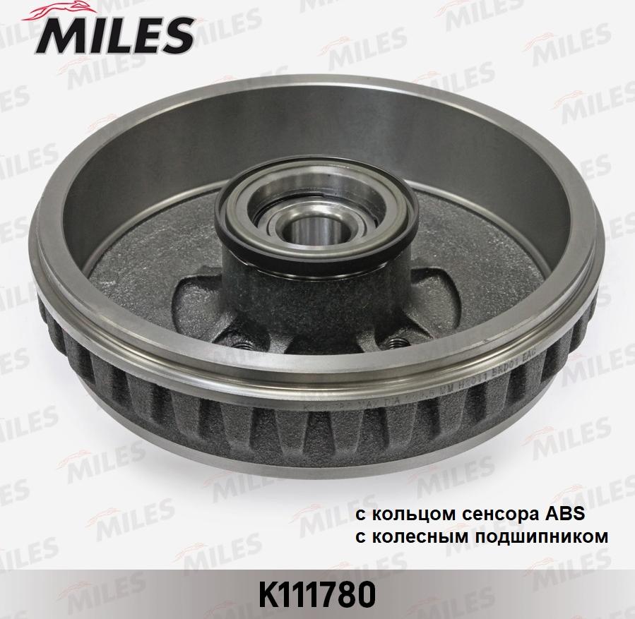 Miles K111780 - Tambour de frein droxauto.com