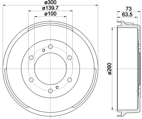 Mintex MBD068 - Tambour de frein droxauto.com