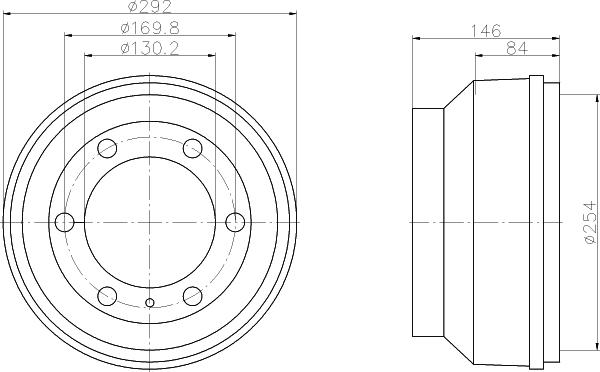 Mintex MBD019 - Tambour de frein droxauto.com