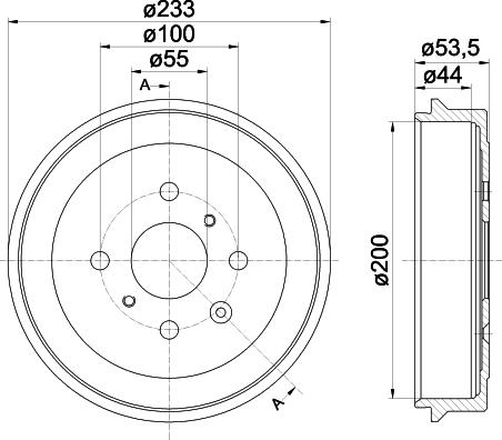 Mintex MBD303 - Tambour de frein droxauto.com