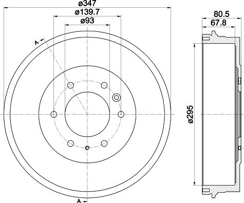 Mintex MBD334 - Tambour de frein droxauto.com