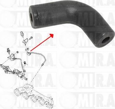 MI.R.A. 13/4049 - Flexible, aération de la housse de culasse droxauto.com