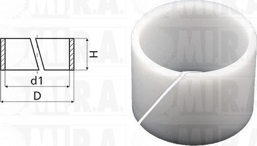 MI.R.A. 36/1444 - Douille, arbre de direction droxauto.com