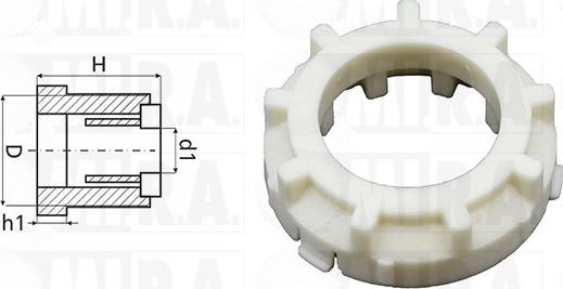 MI.R.A. 36/1407 - Douille, arbre de direction droxauto.com