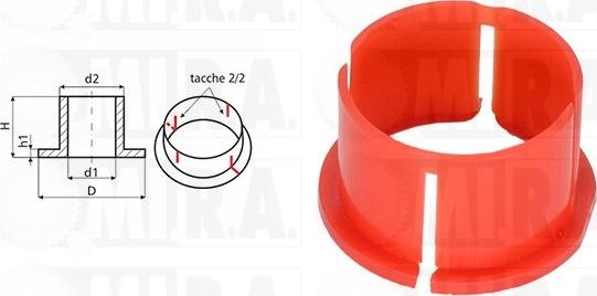 MI.R.A. 36/1439 - Douille, arbre de direction droxauto.com