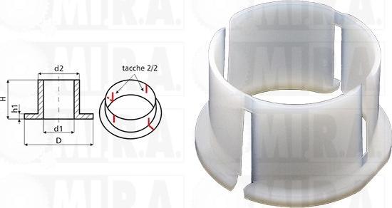 MI.R.A. 36/1438 - Douille, arbre de direction droxauto.com