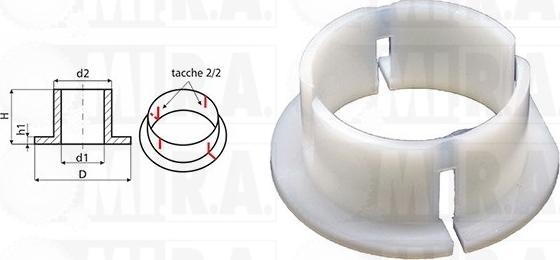 MI.R.A. 36/1433 - Douille, arbre de direction droxauto.com