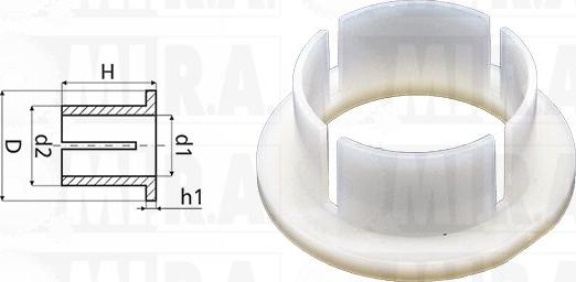 MI.R.A. 36/1420 - Douille, arbre de direction droxauto.com
