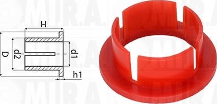 MI.R.A. 36/1421 - Douille, arbre de direction droxauto.com
