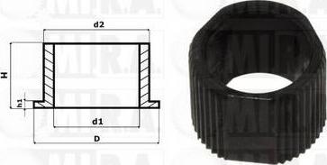 MI.R.A. 36/1314 - Kit supplémentaire, crémaillière de distribution droxauto.com