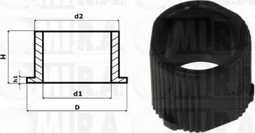 MI.R.A. 36/1313 - Kit supplémentaire, crémaillière de distribution droxauto.com