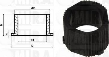 MI.R.A. 36/1312 - Kit supplémentaire, crémaillière de distribution droxauto.com