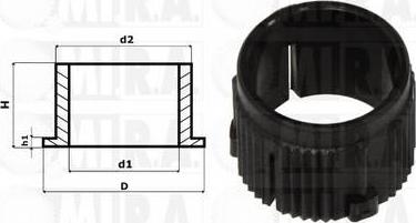 MI.R.A. 36/1332 - Kit supplémentaire, crémaillière de distribution droxauto.com