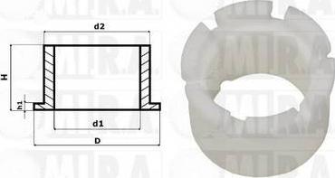 MI.R.A. 36/1323 - Kit supplémentaire, crémaillière de distribution droxauto.com