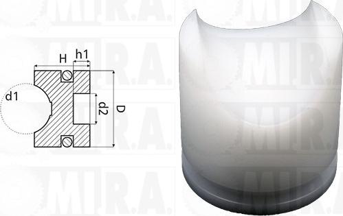MI.R.A. 36/1214 - Douille, arbre de direction droxauto.com