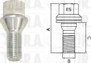 MI.R.A. 29/1681 - Vis de roue droxauto.com