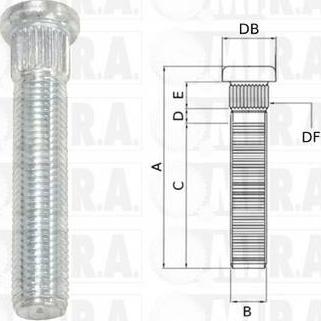 MI.R.A. 29/1674 - Vis de roue droxauto.com