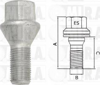 MI.R.A. 29/1677 - Vis de roue droxauto.com