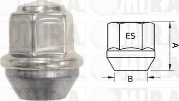 MI.R.A. 29/1745 - Écrou de roue droxauto.com