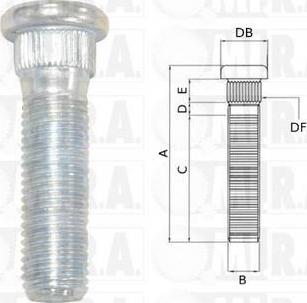 MI.R.A. 29/1736 - Boulon, jambe d'essieu droxauto.com