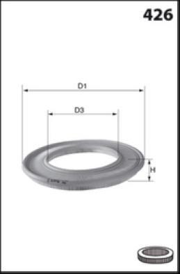 MISFAT P847 - Filtre à air droxauto.com