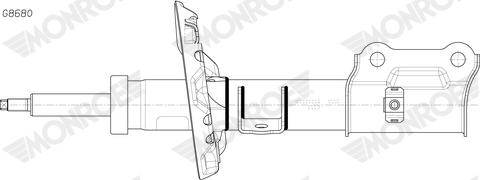 MONROE G8680 - Amortisseur droxauto.com