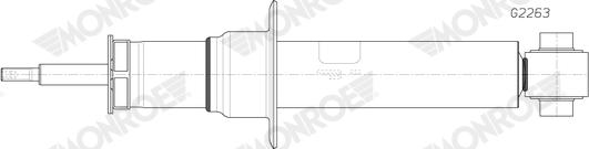 MONROE G2263 - Amortisseur droxauto.com