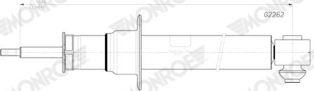MONROE G2262 - Amortisseur droxauto.com