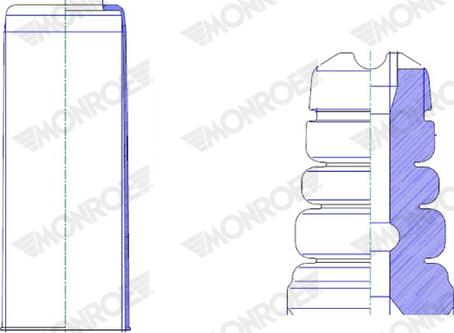 MONROE PK475 - Kit de protection contre la poussière, amortisseur droxauto.com
