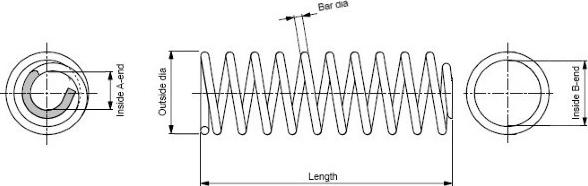 MONROE SP1765 - Ressort de suspension droxauto.com