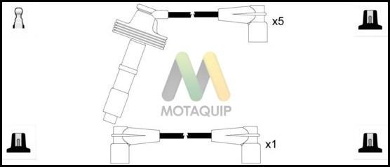 Motaquip LDRL497 - Kit de câbles d'allumage droxauto.com