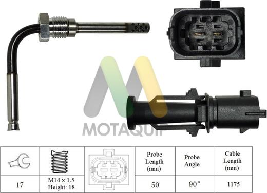 Motaquip LVET412 - Capteur, température des gaz droxauto.com