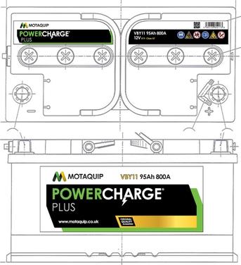 Motaquip VBY11 - Batterie de démarrage droxauto.com