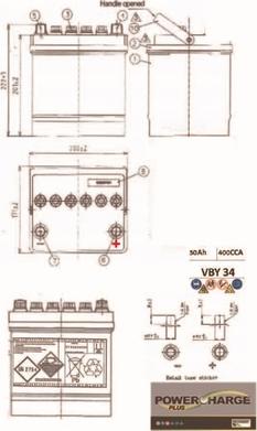Motaquip VBY34 - Batterie de démarrage droxauto.com