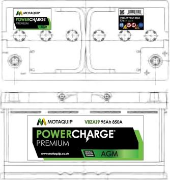 Motaquip VBZA19 - Batterie de démarrage droxauto.com